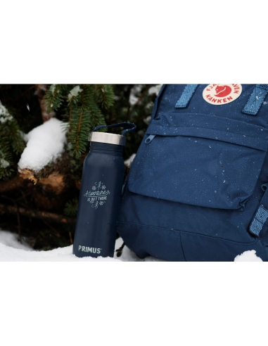 Stalowa butelka Primus Klunken Bottle 700ml Winter Royal Blue