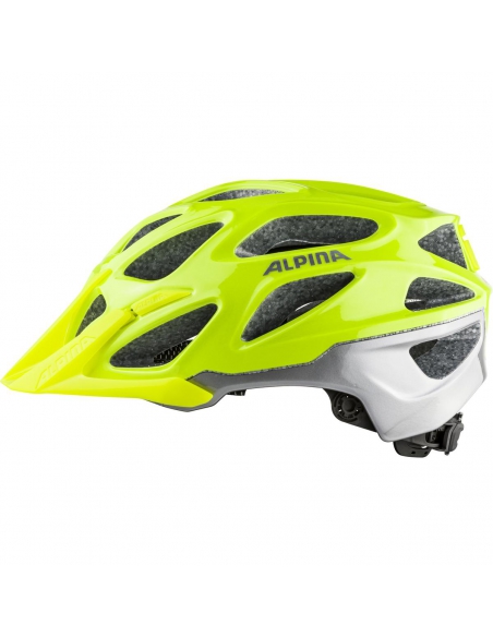 Kask rowerowy Alpina Mythos 3.0 Be Visible-Silver Gloss