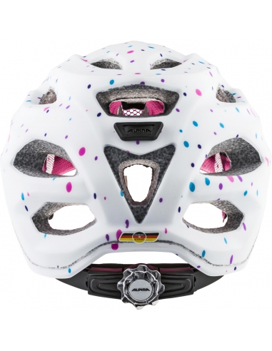 Kask rowerowy Alpina Carapax Jr White Polka Dots