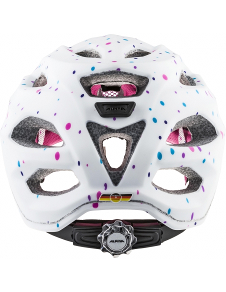 Kask rowerowy Alpina Carapax Jr White Polka Dots