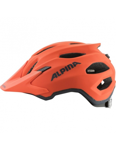 Kask rowerowy Alpina Carapax Jr Pumpkin Orange Matt
