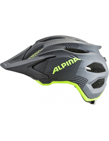 Kask rowerowy Alpina Carapax Jr Black Neon Yellow