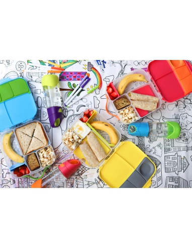 Duży lunchbox śniadaniówka z wkładem chłodzącym