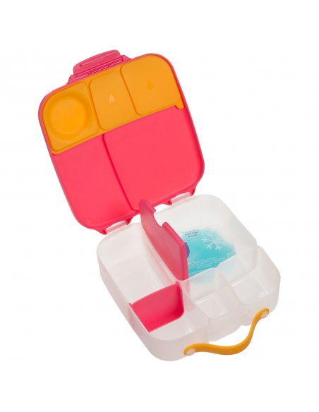 Duży lunchbox śniadaniówka z wkładem chłodzącym b.box Strawberry Shake