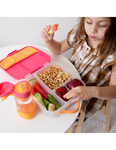 Duży lunchbox śniadaniówka z wkładem chłodzącym b.box Strawberry Shake