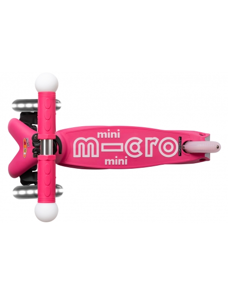 Hulajnoga Mini Micro Deluxe MAGIC LED Pink (świecące koła i rączki)