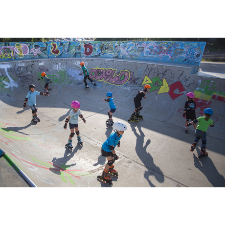 Rolki dziecięce K2 SK8 Hero X Pro Boys Black/Orange/Grey