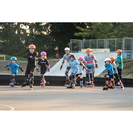 Rolki dziecięce K2 SK8 Hero X Pro Boys Black/Orange/Grey