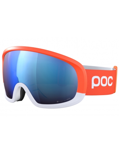 Gogle narciarskie POC FOVEA MID CLARITY COMP Fluorescent Orange/Hydrogen White/Spektris Blue