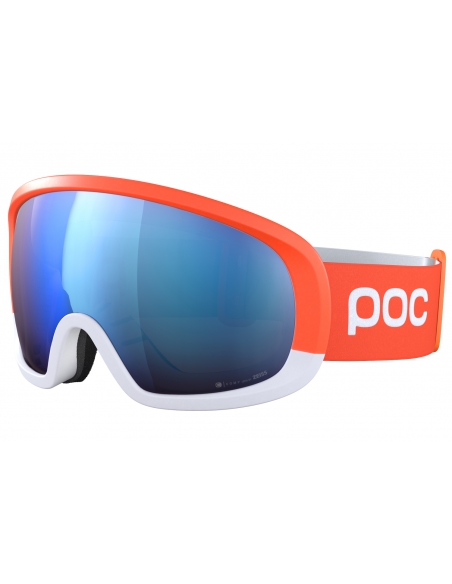 Gogle narciarskie POC FOVEA MID CLARITY COMP Fluorescent Orange/Hydrogen White/Spektris Blue