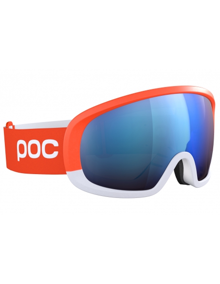 Gogle narciarskie POC FOVEA MID CLARITY COMP Fluorescent Orange/Hydrogen White/Spektris Blue