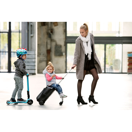 Walizka-wózek podróżny Micro Eazy Luggage Cactus Green