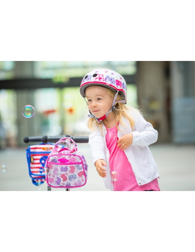 Torebka Micro na hulajnogę różowe słonie elephant