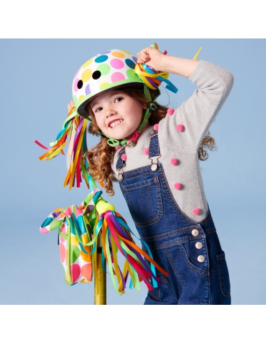 Torebka Micro na hulajnogę neonowe kropy neon dots