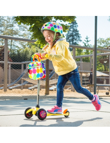 Torebka Micro na hulajnogę neonowe kropy neon dots