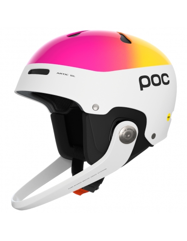 Kask narciarski POC ARTIC SL MIPS (z odpinaną i regulowaną gardą) Speedy Gradient Fluorescent Pink/Aventurine Yellow