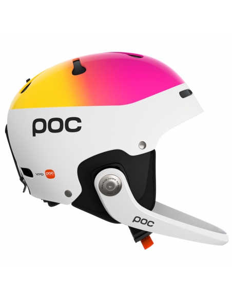 Kask narciarski POC ARTIC SL MIPS (z odpinaną i regulowaną gardą) Speedy Gradient Fluorescent Pink/Aventurine Yellow