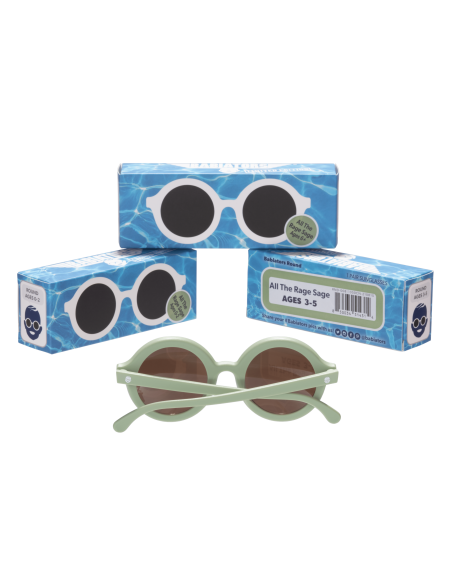 Okulary przeciwsłoneczne dla dzieci Babiators Round All The Rage Sage 3-5