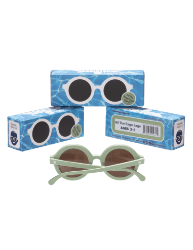 Okulary przeciwsłoneczne dla dzieci Babiators Round All The Rage Sage 6+