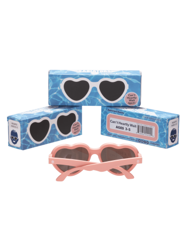 Okulary przeciwsłoneczne dla dzieci Babiators Hearts Can't Heartly Wait 0-2