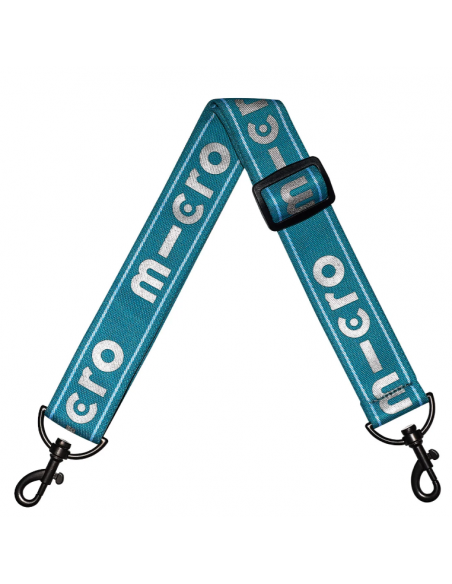 Pasek do hulajnóg dwukołowych Micro Carry Strap Reflective Aqua