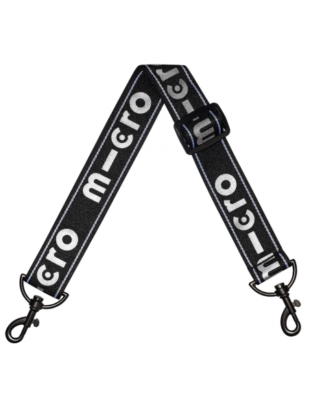 Pasek do hulajnóg dwukołowych Micro Carry Strap Reflective Black