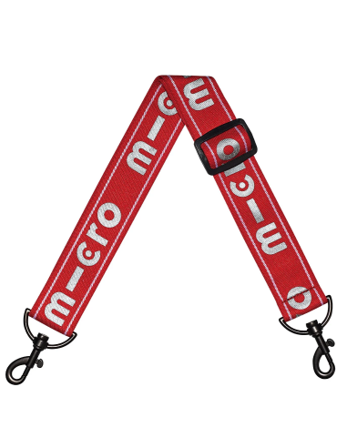 Pasek do noszenia hulajnóg dwukołowych Micro Carry Strap Reflective Red