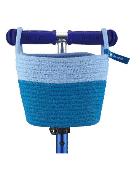 Koszyk na kierownicę hulajnogi lub rowerka Micro Basket Blue