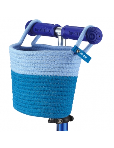 Koszyk na kierownicę hulajnogi lub rowerka Micro Basket Blue