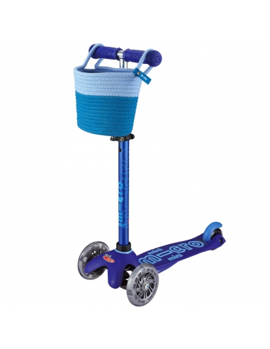 Koszyk na kierownicę hulajnogi lub rowerka Micro Basket Blue