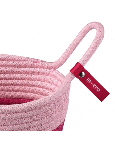 Koszyk na kierownicę hulajnogi lub rowerka Micro Basket Pink