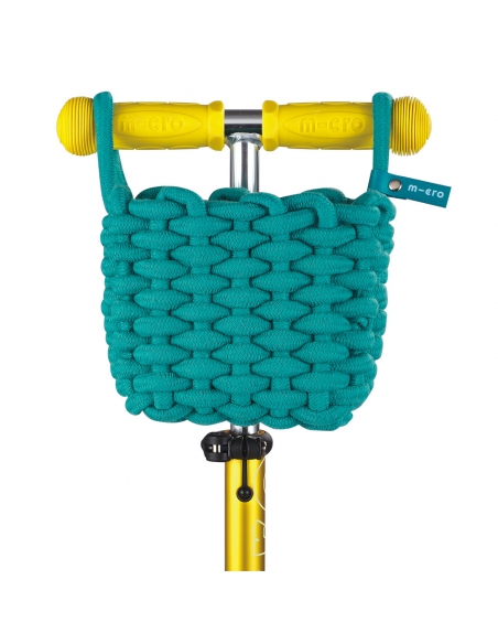 Koszyk na kierownicę hulajnogi lub rowerka Micro Soft Basket Green