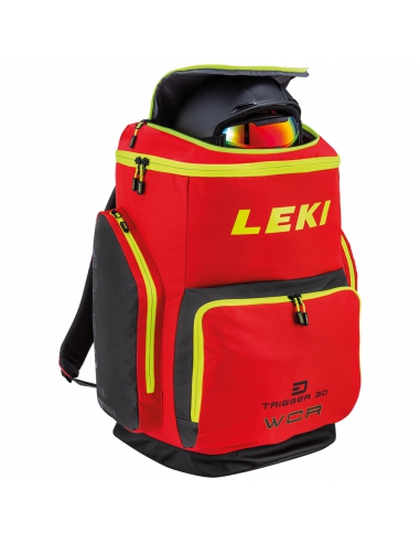 Plecak narciarski Leki SKIBOOT BAG WCR Red/Yellow 85L