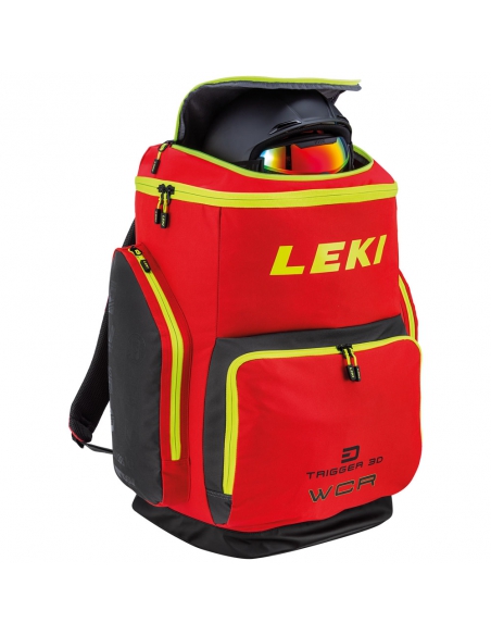 Plecak narciarski Leki SKIBOOT BAG WCR Red/Yellow 85L