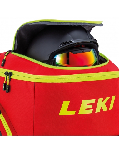 Plecak narciarski Leki SKIBOOT BAG WCR Red/Yellow 85L