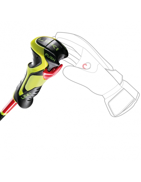 Kije narciarskie Leki WCR Lite SL 3D Red