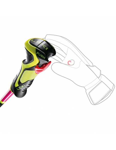 Kije narciarskie Leki WCR Lite SL 3D Pink