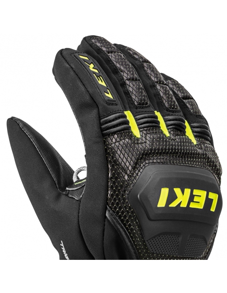 Rękawice narciarskie Leki WorldCup Race Coach Flex S GTX Junior (pięciopalczaste)