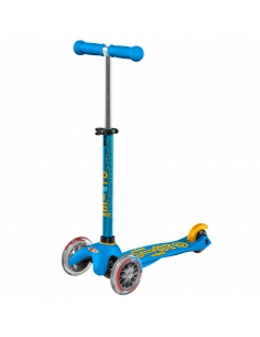 Błękitna trójkołowa hulajnoga Mini Micro Deluxe Ocean Blue MMD046