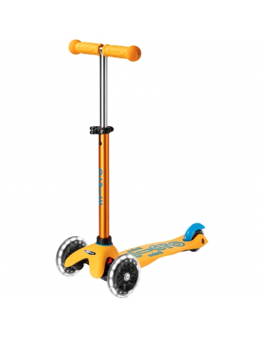 Trójkołowa hulajnoga Mini Micro Deluxe LED Apricot (świecące koła)