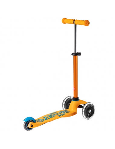 Trójkołowa hulajnoga Mini Micro Deluxe LED Apricot (świecące koła)