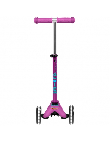 Lawendowa trójkołowa hulajnoga Mini Micro Deluxe LED Lavender (świecące koła)