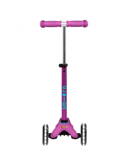 Lawendowa trójkołowa hulajnoga Mini Micro Deluxe LED Lavender (świecące koła)