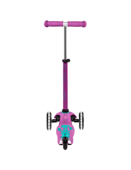 Lawendowa trójkołowa hulajnoga Mini Micro Deluxe LED Lavender (świecące koła)