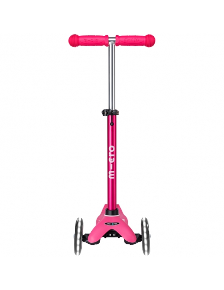 Różowa trójkołowa hulajnoga Mini Micro Deluxe LED Pink (świecące koła) Różowa trójkołowa hulajnoga Mini Micro Deluxe LED Pink (świecące koła)