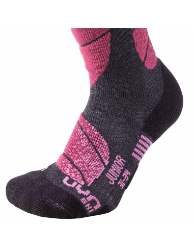Skarpety narciarskie UYN Ski Junior Anthracite Melange/Violet