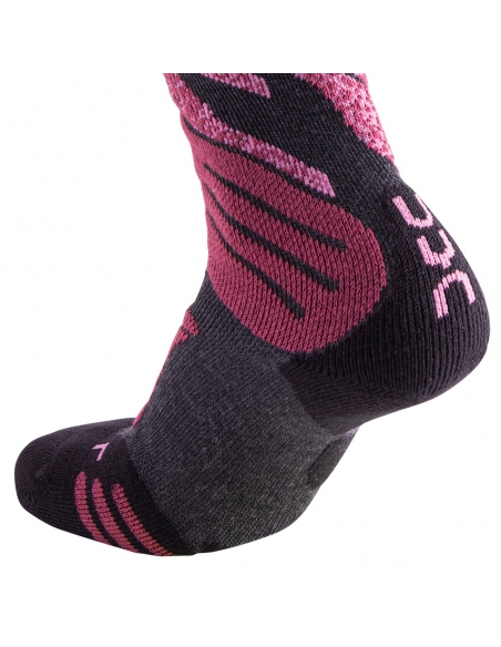 Skarpety narciarskie UYN Ski Junior Anthracite Melange/Violet Skarpety narciarskie UYN Ski Junior Anthracite Melange/Violet