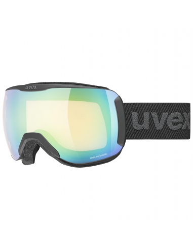 Gogle narciarskie Uvex Downhill 2100 V Black Mat/Mirror Green