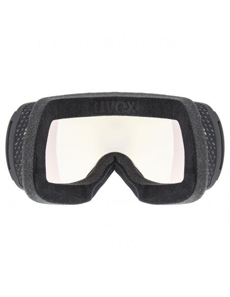 Gogle narciarskie Uvex Downhill 2100 V Black Mat/Mirror Green