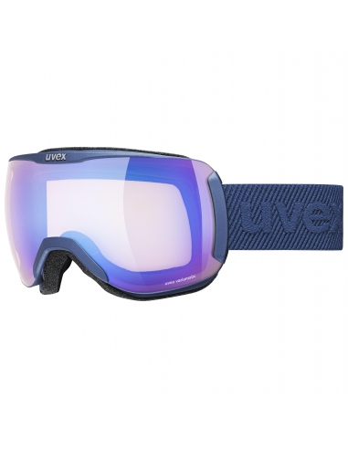 Gogle narciarskie Uvex Downhill 2100 V Black Mat/Mirror Blue